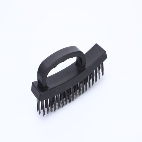 Cepillo de alambre muy duradero para limpiar óxido y suciedad incrustada con mango ergonómico versátil para limpiar baldosas cerámicas, eliminar óxido y