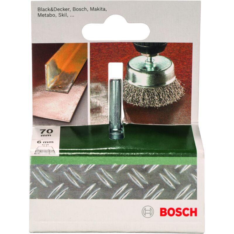 

BOSCH 2609256517 Cepillos vaso taladro, alambre ondulado, 70 Ø 70