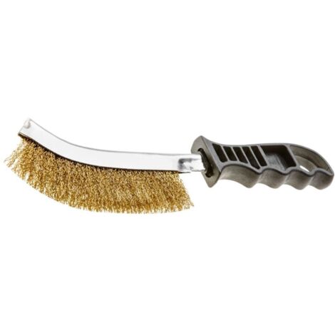 Cepillo de alambre Topex de 240 mm para eliminar óxido y suciedad