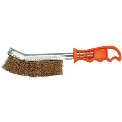 Cepillo de alambre Vorel 06965 latón mango ergonómico