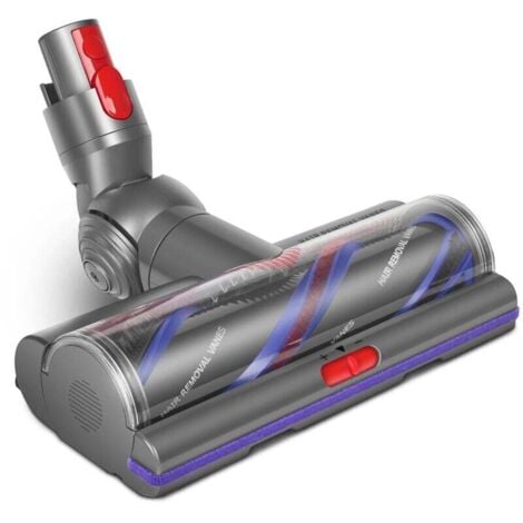 OTROS Cepillo de alto torque para Dyson V11, V15, V10, V8 y V7. Cabezal de cepillo motorizado con succión ajustable. Repuesto de turbina motorizada antienredos para alfombras y pisos duros.