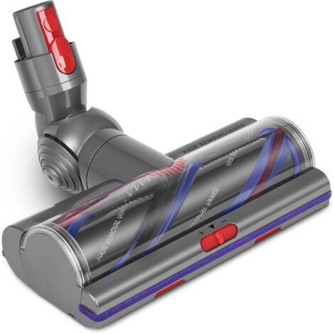 ANDYOU Cepillo de alto torque para Dyson V11, V15, V10, V8 y V7. Cabezal de cepillo motorizado con succión ajustable. Repuesto de turbina motorizada antienredos para alfombras y pisos duros.