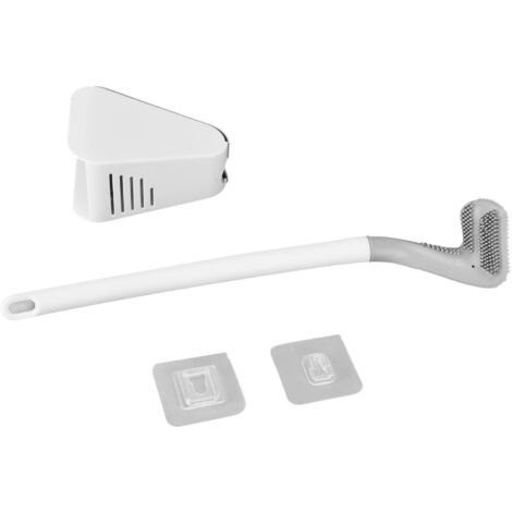 Cepillo de baño con diseño de golf  Forma triangular con mango largo  Set de limpieza de baño blanco