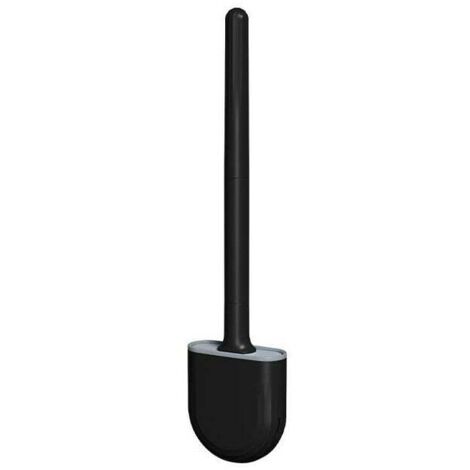 Cepillo de baño de silicona negro, cepillo de baño, cepillo de baño de silicona y soportes con cerdas suaves y mango antideslizante, cepillo de baño de silicona, cepillo de baño colgante de limpieza r