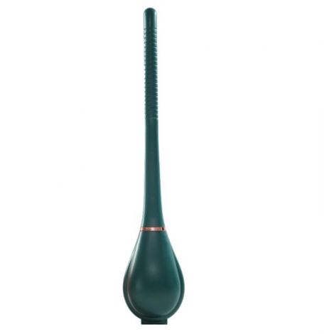 Cepillo de baño plano de silicona, cepillo de baño antibacteriano para la limpieza del baño, verde, cepillo de baño con apertura y cierre automáticos.