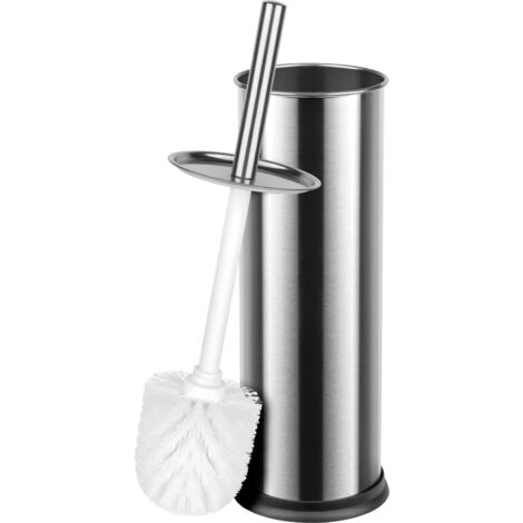 Cepillo de baño Teesa, tubo plateado, acero