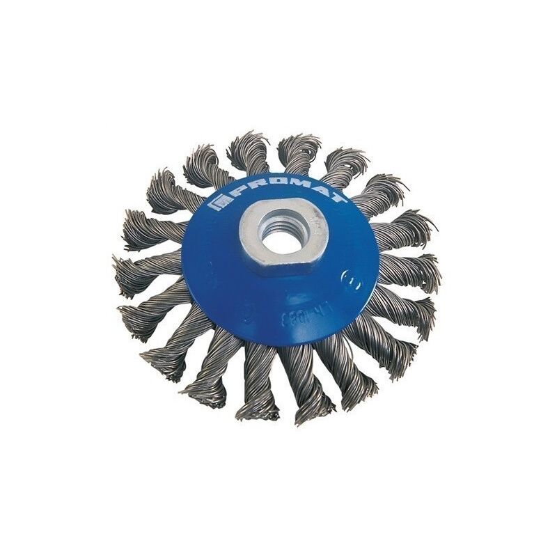 

Cepillo Cnico Dim. 115 Mm Grosor Del Alambre 0,5 Mm Acero