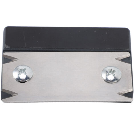 Cepillo de cantos práctico para PVC, ABS, melamina o chapa de madera – acero, 4 cuchillas afiladas, 66 g, enchapadora de cantos portátil para carpintería.