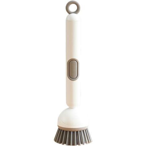 Cepillo de cocina - herramienta para jabón lavavajillas, cepillo lavavajillas no nuclear  Cepillo para ollas y sartenes, cepillo lavavajillas de doble cara, cepillo lavavajillas recargable, frágil