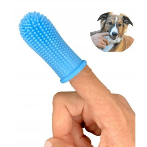 CEPILLO DE DIENTES DE SILICONA PARA MASCOTAS PERROS GATOS Cepillo de dientes