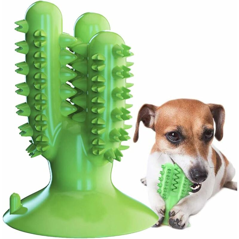 

Cepillo de dientes para perros juguete masticable interactivo, juguete masticable indestructible, cuidado dental, palillo de goma para limpiar los