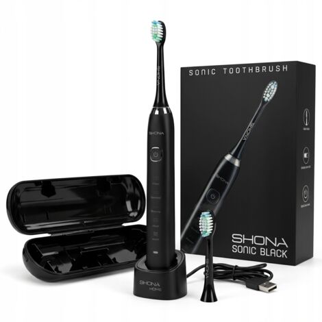 Cepillo de dientes SHONA SONIC BLACK