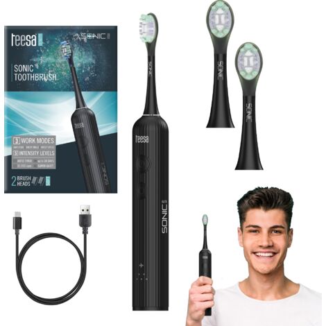 Cepillo de dientes sónico Teesa Sonic Elite negro