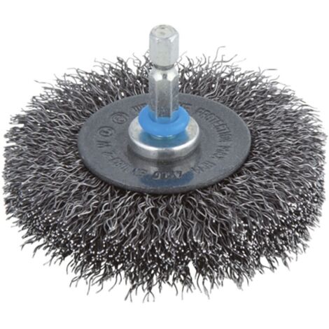 Cepillo de disco de alambre de acero ø75 x 16 mm