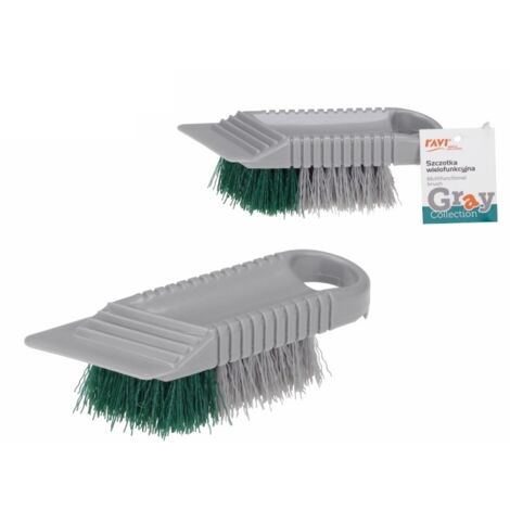 Cepillo de fregar multifunción con raspador GRAY COLLECTION artículo n.° 60283 gris-verde