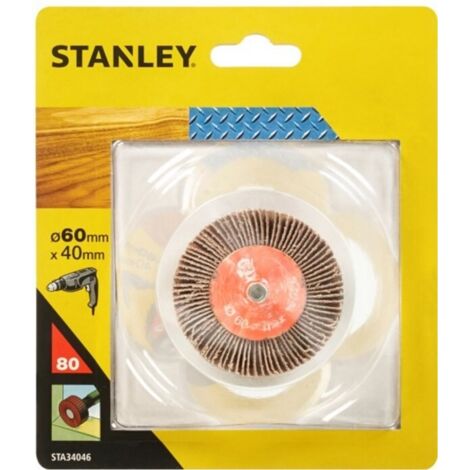 Cepillo de hojas de lija 60x40mm Stanley STA34046-XJ