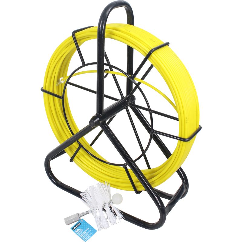 

Home Tools - Cepillo de Limpieza con Cable Flexible - Mhm - Con Enrolacable 40M Fibra Vidrio