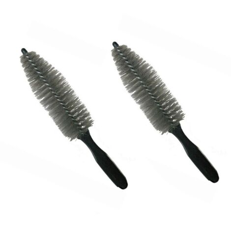 Cepillo de limpieza de llantas de coche, cepillo de limpieza de neumáticos de coche, cepillo de microfibra para llantas de bicicleta, 2 uds.