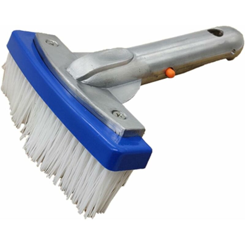 Cepillo De Limpieza De Piscina De Mano Con Mango De Aluminio, Herramienta De Limpieza De Cepillo De Piscina De Servicio Pesado De 5,5 Pulgadas Se