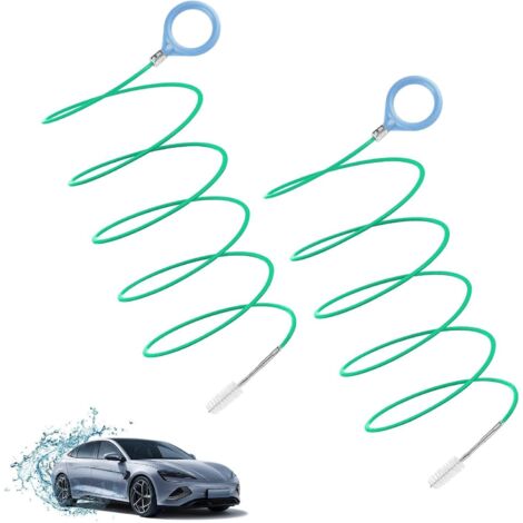 Cepillo de Limpieza de Tuberías,2 PCS Desatascador Tuberias Profesional Gancho de Limpieza de Fregadero para Techo Solar de Coche Aire Acondicionado Tubo Frigorífico Fregadero Acuario