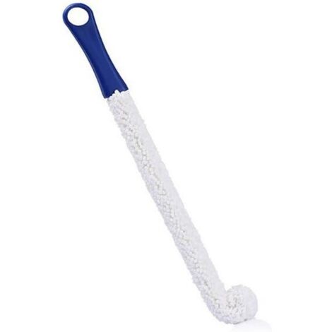 Cepillo de limpieza multifunción sin dobleces, con punta de espuma suave, para botellas de vino tinto y copas de decantador. Cepillo para lavar copas de vino.