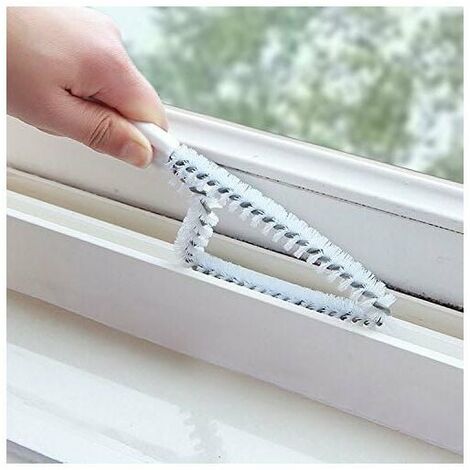Cepillo de limpieza multifuncional para puerta corredera de ventana, cocina, baño, aire acondicionado, cepillo de limpieza de persiana enrollable