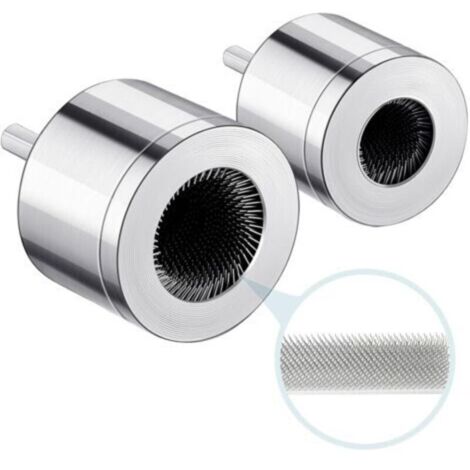 Cepillo de limpieza para tuberías de cobre – Juego de 2 (Ø15 mm y Ø22 mm) fabricado en acero al carbono reforzado, eficaz y duradero.