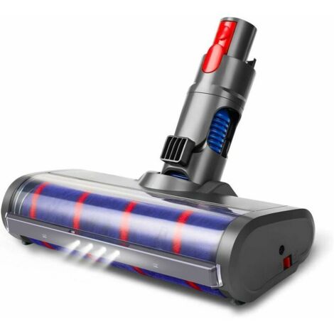 Cepillo de limpieza suave con LED - Accesorio compatible para aspiradoras Dyson sin cable V11, V10, V8 y V7, ideal para pisos de madera.