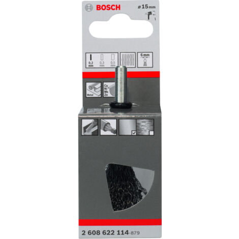 Cepillo de pincel 15 mm 02 mm BOSCH 2608622114