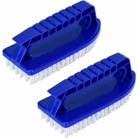 Cepillo de plástico para piscinas-2 piezas, cepillo de limpieza para piscinas Cepillo de limpieza profesional para piscinas de plástico adecuado para piscinas, bañeras y estanques