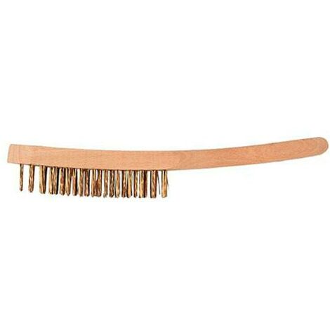 Cepillo de púas  - talla Púas planas de acero 3 hileras