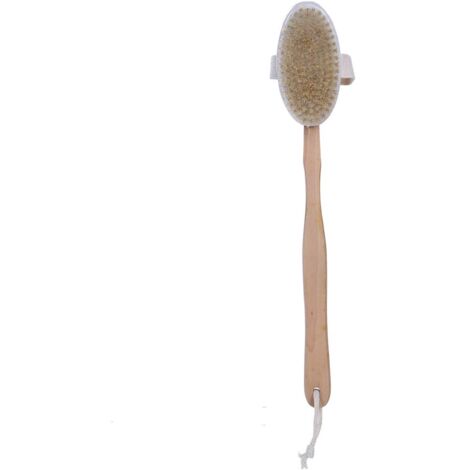 Cepillo de sauna natural con mango largo - Accesorio para sauna y cuerpo