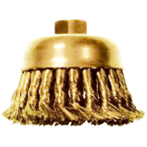 Cepillo de taza trenzado ø100 mm br ALYCO