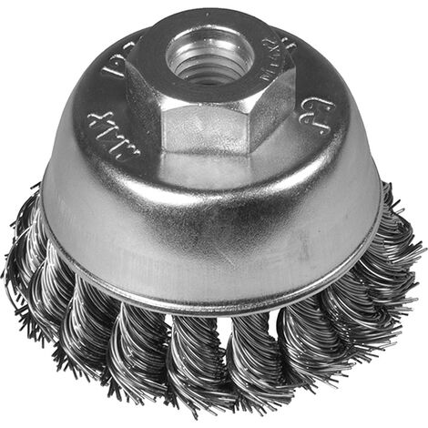 Cepillo de vaso trenzado M14 - Ø 100 mm