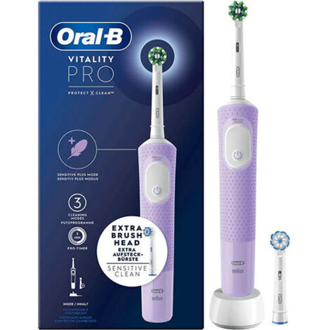 CEPILLO DENTAL BRAUN VITALITY PRO MORADO