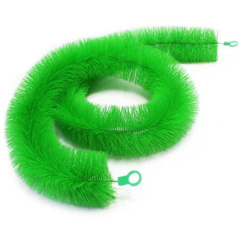 Cepillo desove 200 cm Ø 15 cm verde polipropileno suave koi peces estanque