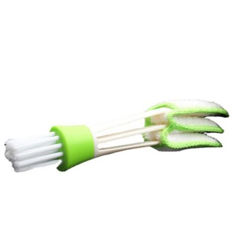 Cepillo doble para limpiar rejillas de ventilación, persianas, teclados, etc. Cepillos para quitar el polvo de las cortinas.