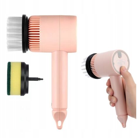 CEPILLO ELÉCTRICO GIRATORIO USB PARA LIMPIAR COCINAS Y BAÑOS