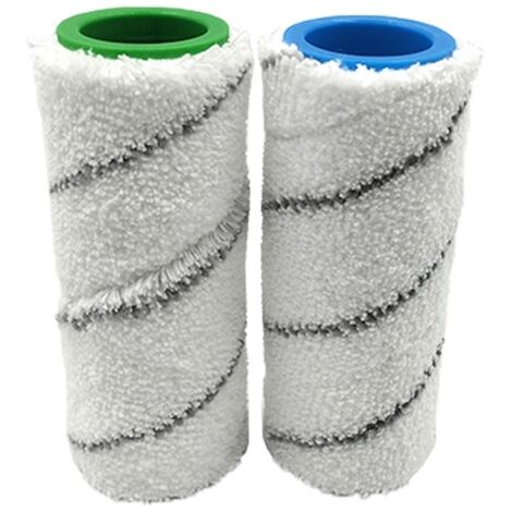 Cepillo giratorio de microfibra de repuesto, eficiente y lavable, para limpiadoras de suelos duros Kärcher FC3, FC3D, FC5, FC5D y FC7 (bajo nivel de ruido).