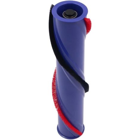 Cepillo giratorio de repuesto para aspiradoras Dyson V6 Absolute SV05 SV09 – 240 mm, hierro/níquel, rojo (1 unidad)