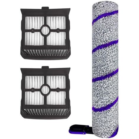 Cepillo giratorio + filtro HEPA – 1 cepillo + 2 filtros HEPA – para sistema de limpieza de suelos en seco/húmedo