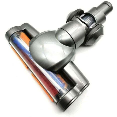 Cepillo giratorio motorizado compatible con Dyson V6 DC35, rodillo suave para suelos de parquet y baldosas