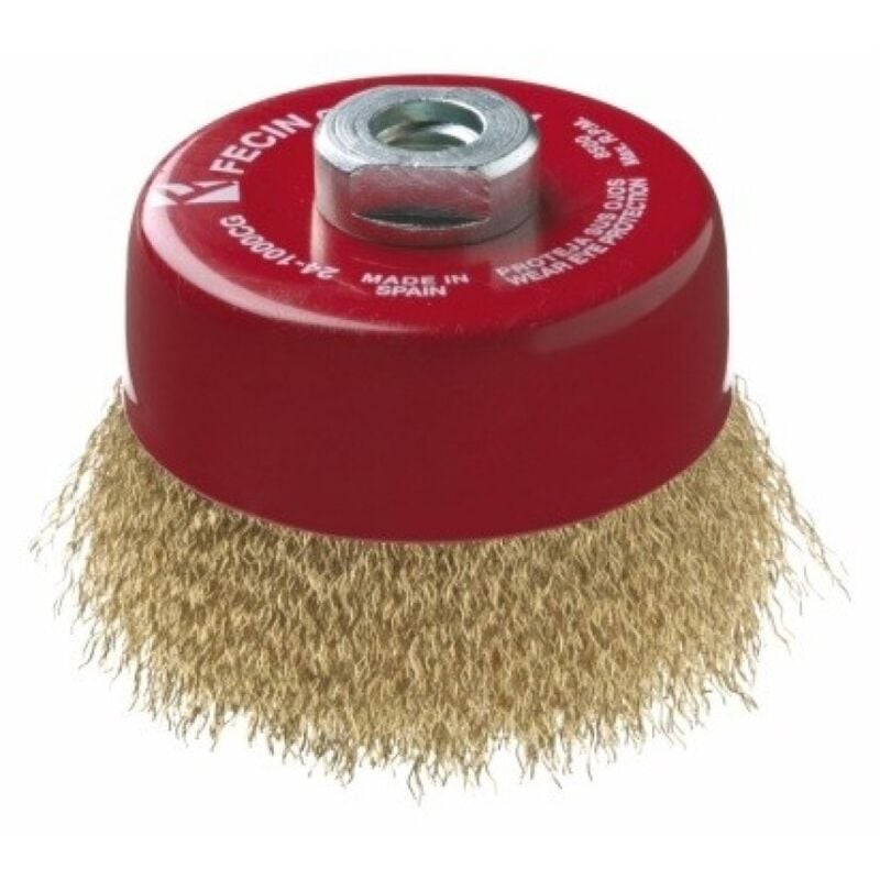 

Cepillo ind taza amoladora 100 mm / 0,3 mm ac/ltdo - Fecin