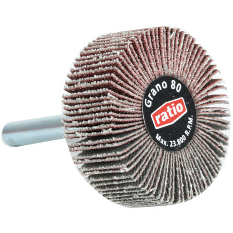 Cepillo láminas con eje. Ratio - ø 40 x 15 mm / 120.