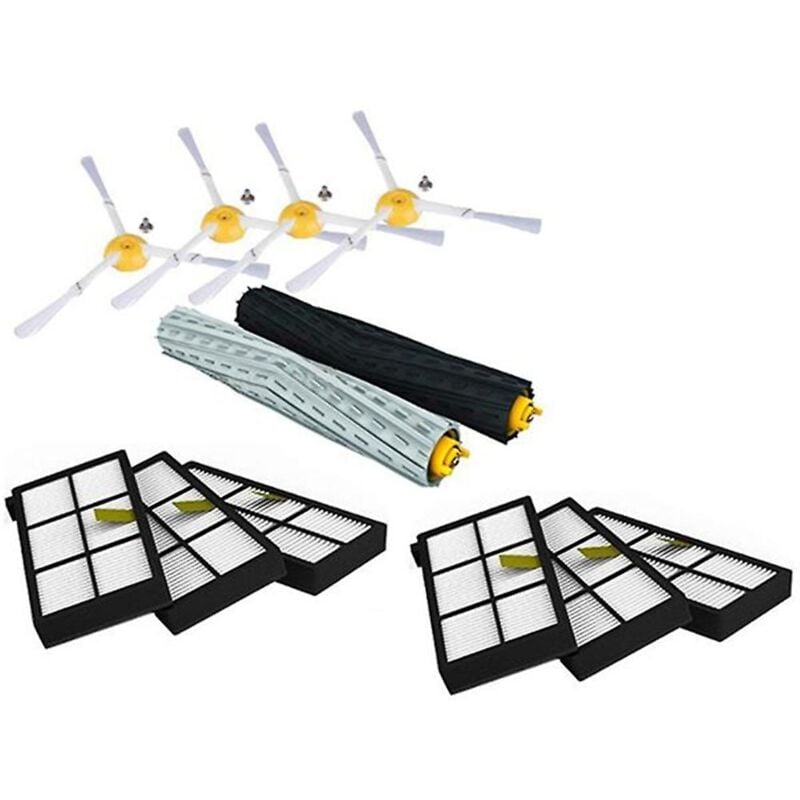 Cepillo lateral con rodillo de filtro para Irobot Roomba 800 900 Series 860 865 870