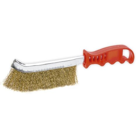 Cepillo mango plástico ac. latón 250mm DOGHER 830-022