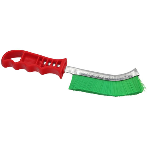 cepillo manual p.v.c. mango de plástico rojo multifuncional resistente y duradero
