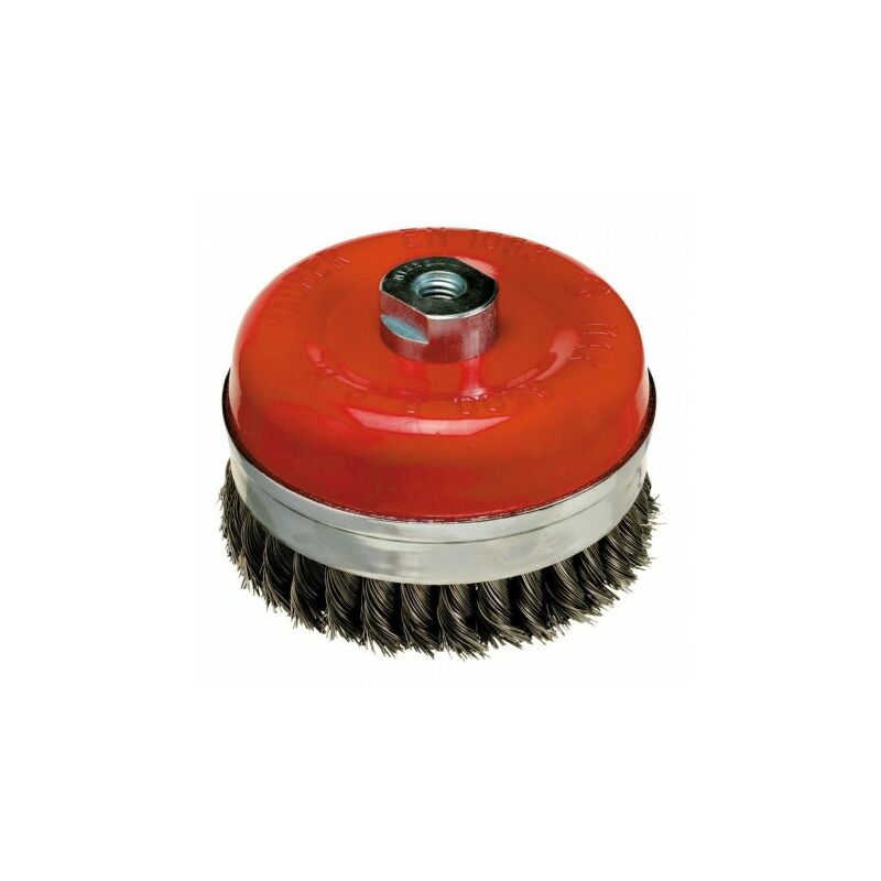 

Cepillo acero m14 trenzado taza 125x0,50 mm.