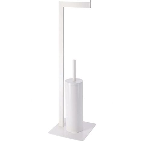 Cepillo metálico para el papel higiénico y removedor - blanco - Tendance