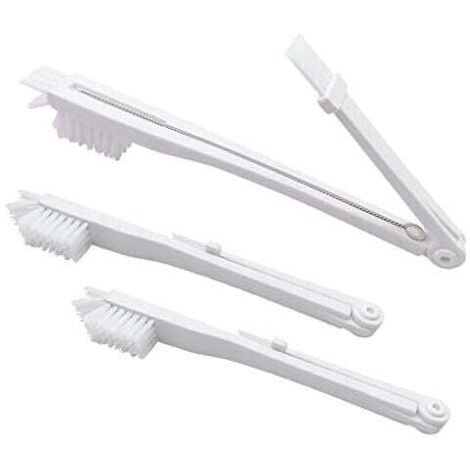 Cepillo multiusos para botellas KZQ de 25 cm (paquete de 3) - Cepillos para botellas y pajitas, cepillo para juntas, para el hogar, la cocina y el baño